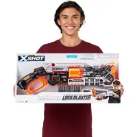 XShot Foam Gun - Skins Lock Blaster m. Foam Arrows - - One Size - Leksaker