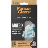 PanzerGlass | Ultra-Wide Fit - Skärmskydd för mobiltelefon - Matrix Protection | Apple iPhone 15 Pro