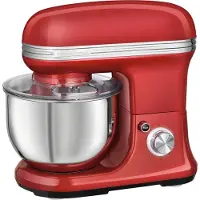 ProfiCook PC-KM 1197, 5 l, Röd, Rostfritt stål, Rotations-, 3 kg, Rostfritt stål, 1200 W