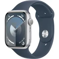 Apple Watch Series 9 45mm Aluminium med Sport Band S/M - Silver