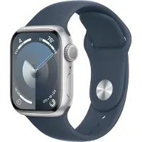 Apple Watch Series 9 41mm Aluminium med Sport Band M/L - Silver