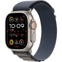 Apple Watch Ultra 2 49 mm Titanium med Alpine Loop (Small) - Blå