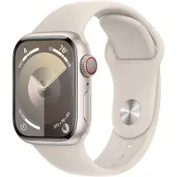 Apple Watch Series 9 4G 41mm Aluminium med Sport Band S/M - Stjärngla