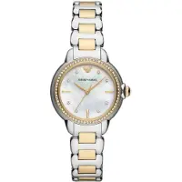 Giorgio Armani Watch - Dam - AR11524 - Rostfritt stål - Flerfärgad - Kvarts - 5 Atm