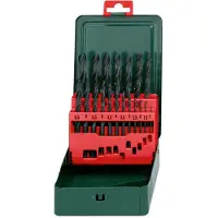 Metabo Borrsats för metall HSS-R; 1-10 mm; 19 st.