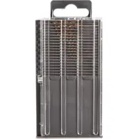 Kwb 424290 HSS titan Metall-spiralborrset 20 delar 0.3 mm, 0.35 mm, 0.4 mm, 0.45 mm, 0.5 mm, 0.55 mm, 0.6 mm, 0.65 mm, 0.7 mm, 0.75 mm, 0.8 mm, 0.85 mm, 0.9