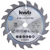 Kwb 582357 Hårdmetall cirkelsågklinga 140 x 12.75 mm 1 st