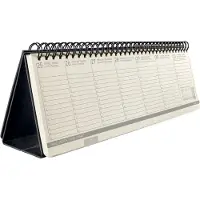 Sigel Conceptum, 300 x 143 mm, 66 ark, 80 g/m ^, Tyska, Nederländska, Engelska, Franska, Inbunden, Svart
