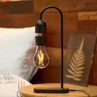 Gingko Svävande bordslampa, Svart
