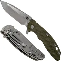 Rick Hinderer Knives Rick Hinderer XM-18 3.5" Spanto 20CV, od green G10 pocket knife