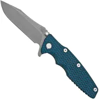 Rick Hinderer Knives Rick Hinderer Eklipse 3.5” Spearpoint S45VN, Battle Blue, Blue Black G10, pocket knife