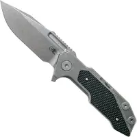 Rick Hinderer Knives Rick Hinderer Fulltrack Spearpoint 20CV Black G10 pocket knife