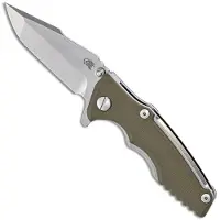 Rick Hinderer Knives Rick Hinderer Eklipse 3.0” Spanto, CPM S35VN, OD Green pocket knife