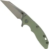 Rick Hinderer Knives Rick Hinderer XM-18 3" Wharncliffe 20CV Stonewash, Translucent G10, pocket knife