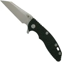 Rick Hinderer Knives Rick Hinderer XM-18 3" Wharncliffe 20CV Stonewash, Black G10, pocket knife