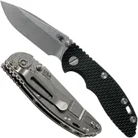 Rick Hinderer Knives Rick Hinderer XM18 3.0” Spearpoint Non-Flipper CPM 20CV Black G10 pocket knife