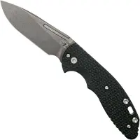 Rick Hinderer Knives Rick Hinderer XM Slippy 3" Slicer 20CV Black DLC, Black G10 slipjoint pocket knife