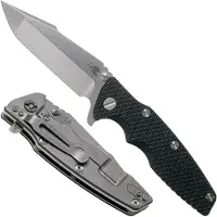 Rick Hinderer Knives Rick Hinderer Eklipse 3.5" Harpoon Spanto 20CV Stonewash Black G10 pocket knife