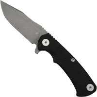 Rick Hinderer Knives Rick Hinderer Project X, MagnaCut Clip point, Battle Blue, Black G10 pocket knife