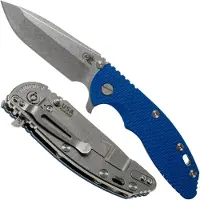 Rick Hinderer Knives Rick Hinderer XM-18 3.5" Spanto 20CV, blue G10 pocket knife
