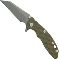 Rick Hinderer Knives Rick Hinderer XM-18 3" Wharncliffe 20CV Acid Stonewash, Battle Bronze, OD Green G10, pocket knife