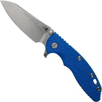 Rick Hinderer Knives Rick Hinderer XM18 3.5" Skinny Sheepsfoot 20CV, Blue G10 pocket knife