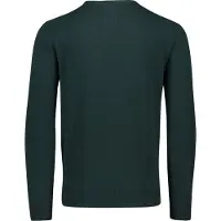 Gant för män. 87211 Rundhalsad tröja i mycket fin grön fårull (L), Casual, Marino
