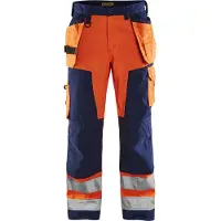 Blakläder Varselmidjebyxa Gul/Marinblå D124