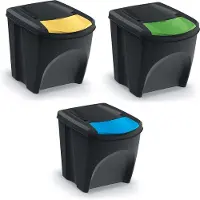 Keden Sortibox SET3 avfallssorteringslådor