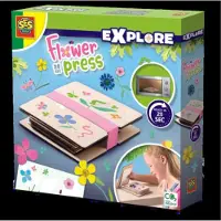SES Creative - Utforska - Blompress - - One Size - Kreativt lekset