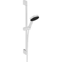 Hansgrohe Pulsify Select S duschset 105 3jet Relaxation med duschstång 65 cm matt vit