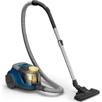 Philips 2000 Series XB2125 - Dammsugare - med behållare - utan påse - dark blue/yellow