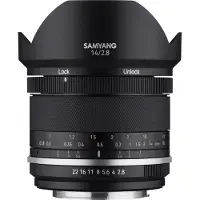 Samyang MF 14mm f/2,8 MKII till Canon M