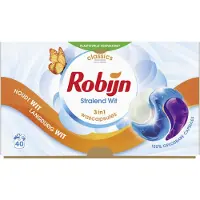 Robijn Tvättkapslar 40st | 3-in-1 Radiant White