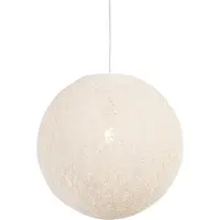 QAZQA Smart pendellampa vit 45 cm inkl WiFi A60 - Corda