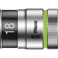 Wera 8790 HMC HF 05003738001 Ytter-sexkantig Hylsnyckelinsats Låsfunktion 18 mm 1/2 1/2
