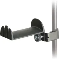 K&M 16080-000-55, Hörlurar, Passiv hållare, inomhus, Svart, Silver