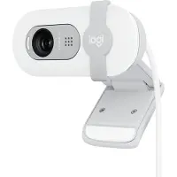 Logitech | BRIO 100 - Webbkamera - Full HD - 1920 x 1080 - inbyggd mikrofon - USB-C - Off-White