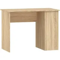 vidaXL Skrivbord sonoma-ek 100x55x75 cm konstruerat trä