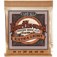 Ernie Ball 2150 Earthwood Phosphor Bronze Extra Light – stålsträngar till akustisk gitarr