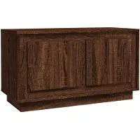 vidaXL TV-bänk brun ek 80x35x45 cm