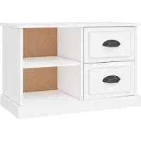 vidaXL Tv-bänk vit 73x35,5x47,5 cm konstruerat trä