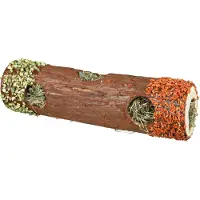 Trixie Pure Nature Tube Tunnel with Hay Brown 30 cm Ø 9 cm