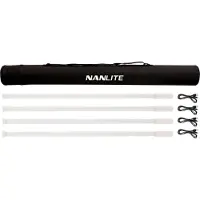 Nanlite PTT87X4KIT, 8 W, LED, Variabel, 3200 K, 5600 K, Svart, Vit