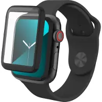Invisibleshield GlassFusion - Skärmskydd för smart klocka - glas - ramfärg svart - för Apple Watch Hermès Series 9, SE 3, Series 10, Series 11, Series 9, Ultra 2, Ultra 3