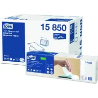 Tork Servett N4 Xpressnap Extra Soft, Premium, Interfold 2-lagers, vit - (1000 st. x 8 förpackningar)