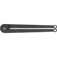 Ks Tools 150.3209 Dubbelmutternyckel, justerbar, 115 mm