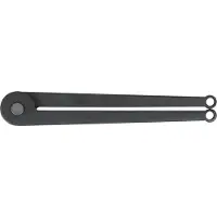 Ks Tools 150.3208 Dubbelmutternyckel, justerbar, 161 mm