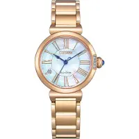 Citizen Eco-Drive Ladies May bells rosegold diamond EM1063-89D