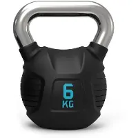 LivePro Premium Rubber Kettlebell - 12kg